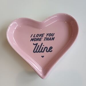 Ever Ellis Wine Heart Trinket Tray (C9107)